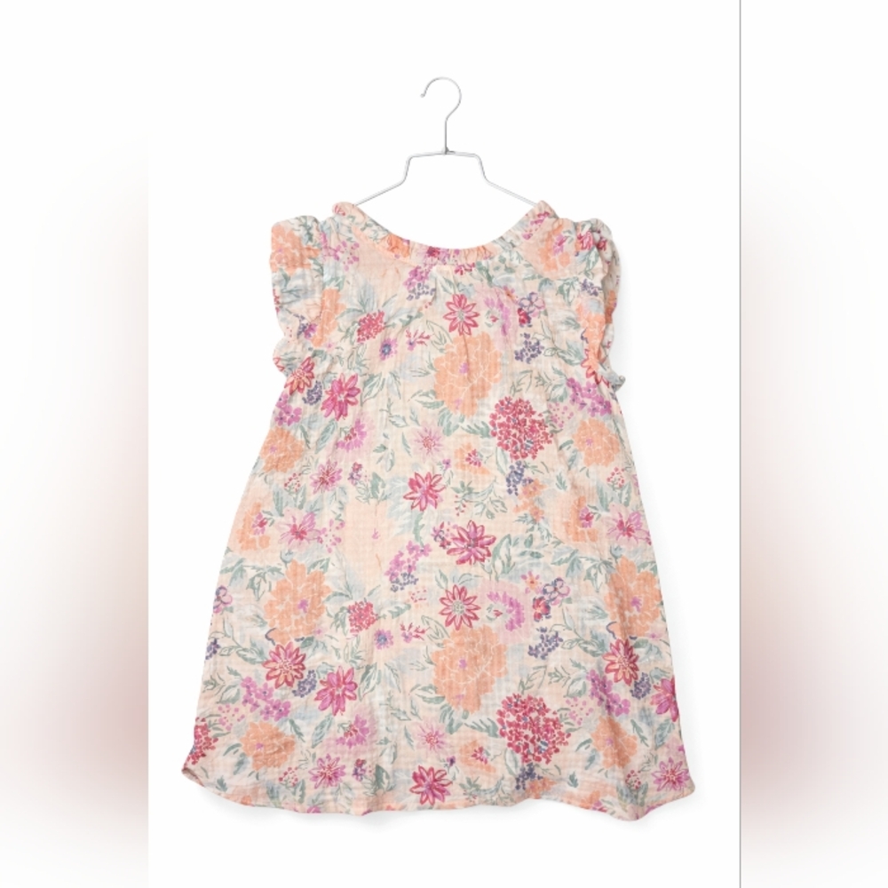 LOFT Multicolor Floral Ruffle Blouse - Picture 3 of 3